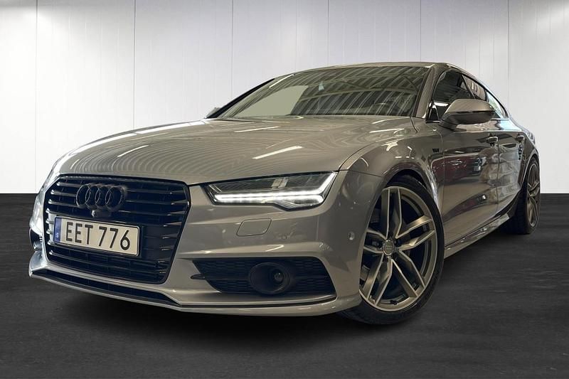 Grå (grey) Begagnad 2017 Audi A7 Sportback S-Line Halvkombi | 370 000 kr (Dyr) - Bild 1/4