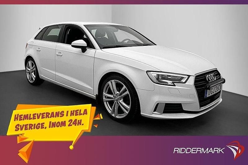 Begagnad Audi A3 Sportback Proline 150 HK (110 kW) 2019 Vit Halvkombi