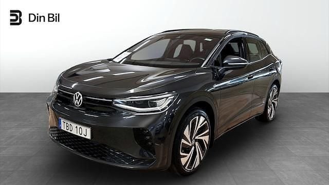 Mörkgrå (mangan grey metallic blac) Begagnad 2022 VW ID.4 GTX SUV | 309 900 kr (Bra pris) - Bild 1/4