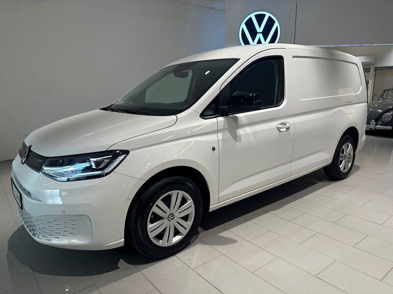 Vit Ny 2025 VW Caddy Maxi Minibuss | 480 375 kr (Lite dyr) - Bild 1/4
