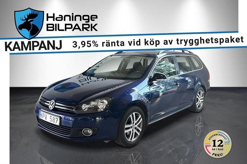 Mörkblå (blå) Begagnad 2010 VW Golf Kombi | 59 900 kr (Marknadspris) - Bild 1/3