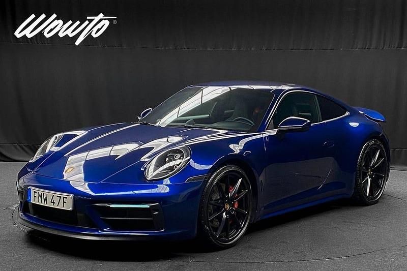 Mörkblå Begagnad 2020 Porsche 911 Carrera 4S Sport Sportkupé | 1 399 800 kr - Bild 1/3