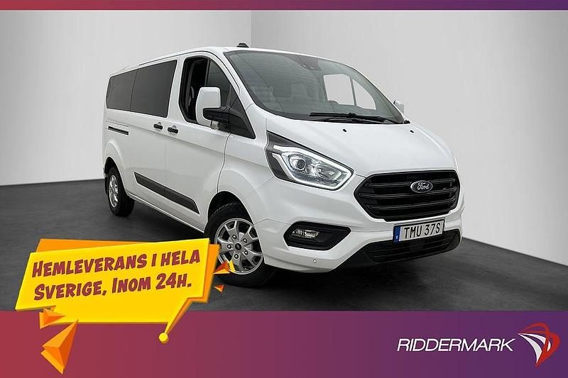 Vit Begagnad 2022 Ford Transit Custom Kombi | 389 900 kr - Bild 1/3