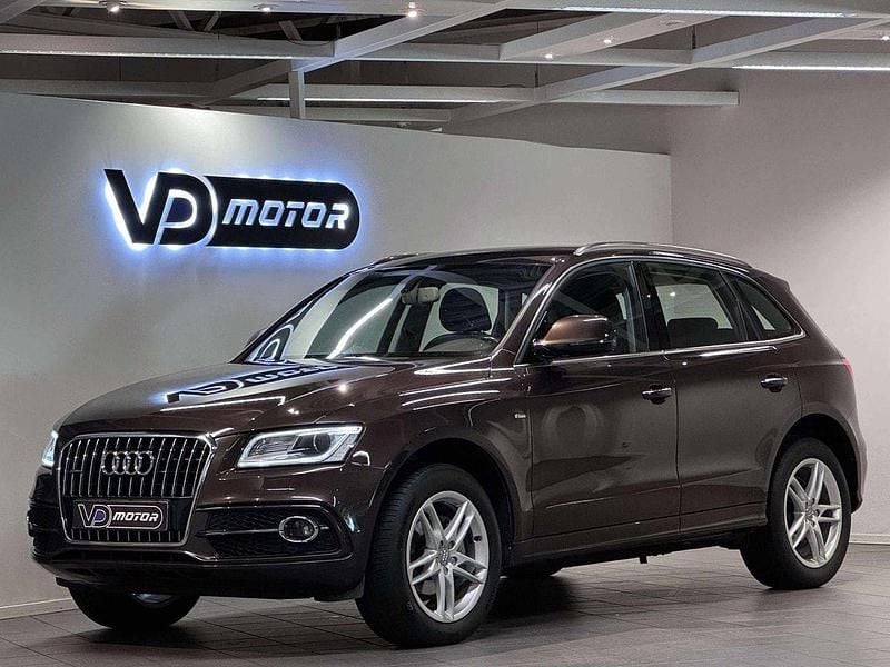 Brun Begagnad 2016 Audi Q5 S-Line SUV | 189 700 kr (Superpris) - Bild 1/4