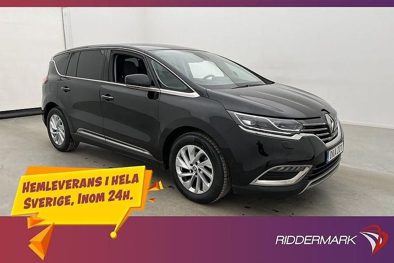 Begagnad Renault Espace Zen 131 HK (96 kW) 2015 Svart Minibuss