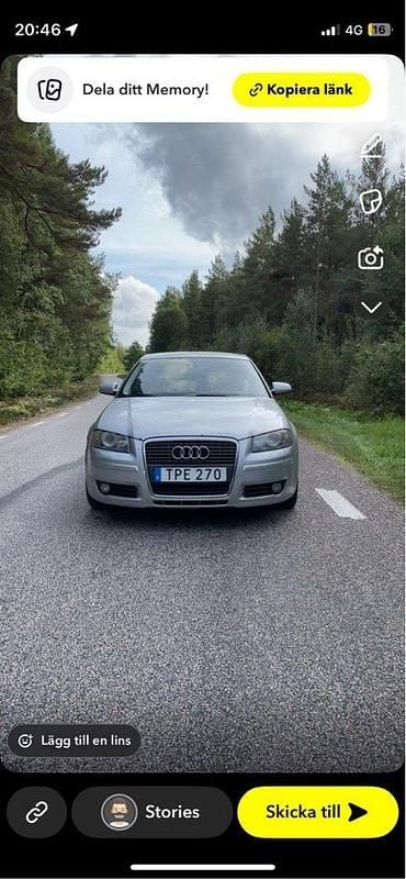 Silver Begagnad 2007 Audi A3 Sportback Comfort Halvkombi | 29 900 kr (Superpris) - Bild 1/4