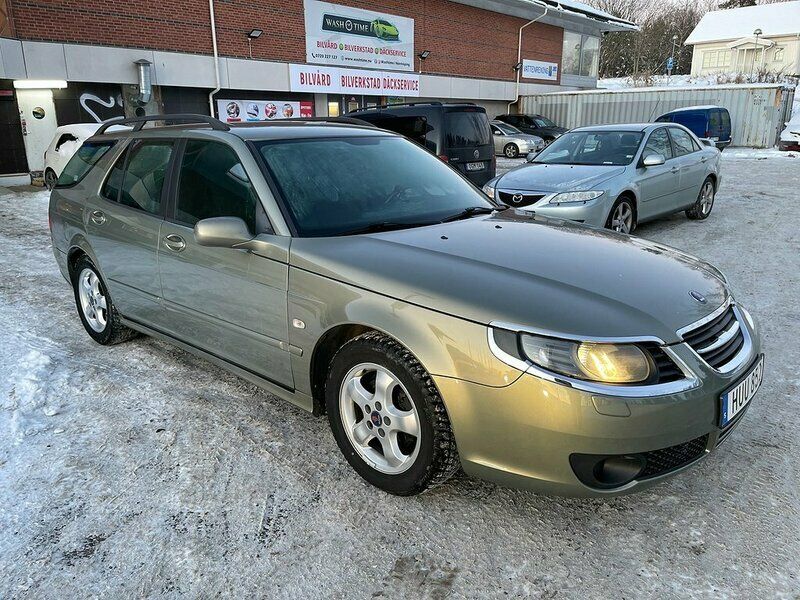 Grön Begagnad 2008 Saab 9-5 Linear Kombi | 38 000 kr (Lite dyr) - Bild 1/4