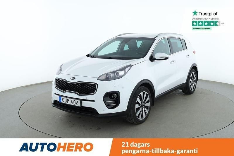Vit Begagnad 2016 Kia Sportage SUV | 139 000 kr (Marknadspris) - Bild 1/4