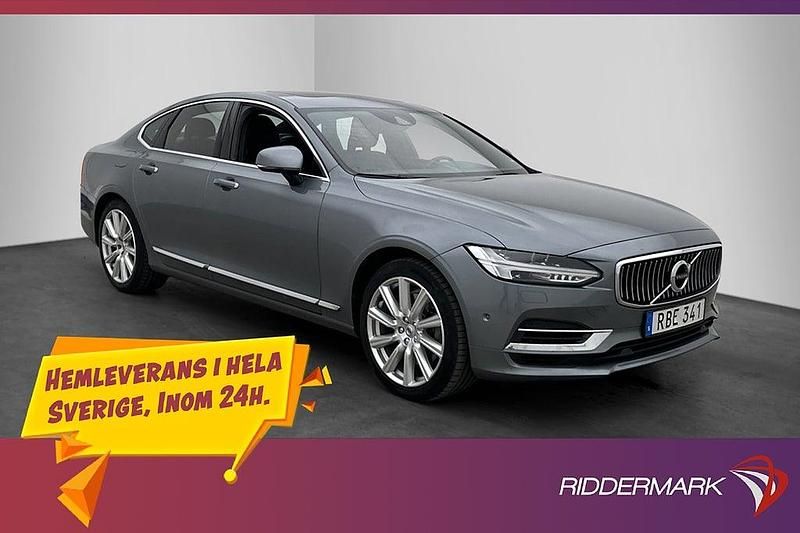 Begagnad Volvo S90 Inscription 407 HK (299 kW) 2018 Grå Sedan