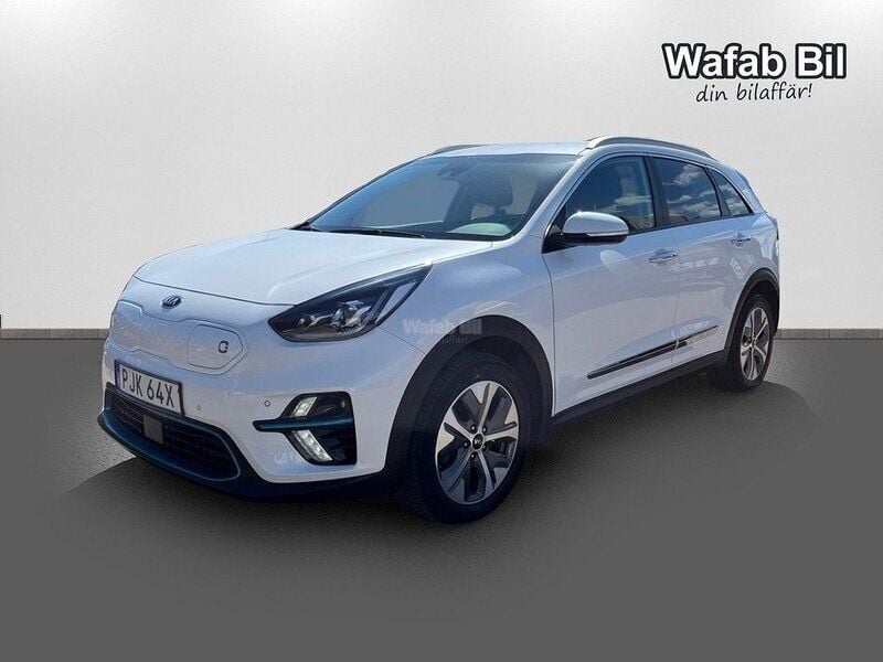 Vit Begagnad 2021 Kia e-Niro Advance SUV | 279 900 kr (Lite dyr) - Bild 1/4