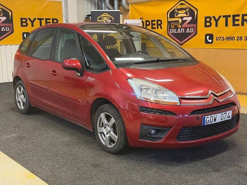 Begagnad Citroën C4 Picasso 109 HK (80 kW) 2007 Röd Minibuss