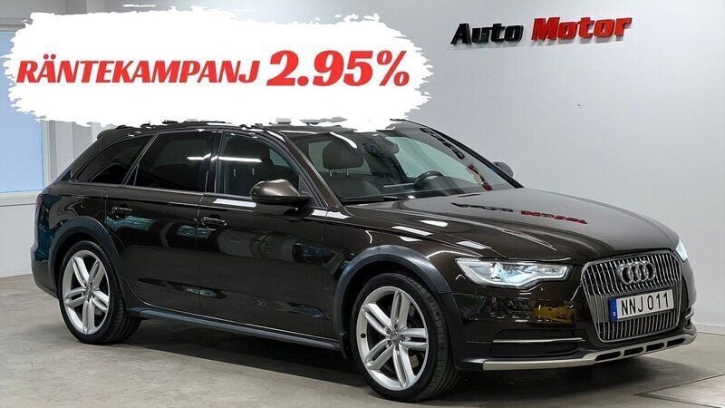 Brun Begagnad 2014 Audi A6 Allroad Kombi | 129 900 kr (Marknadspris) - Bild 1/3