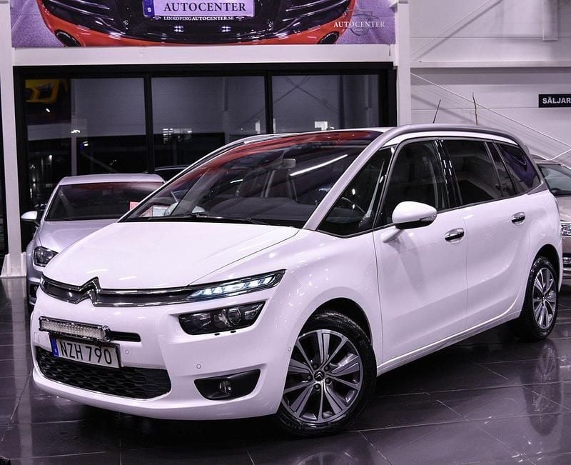 Vit Begagnad 2016 Citroën Grand C4 Picasso Minibuss | 109 900 kr (Marknadspris) - Bild 1/4