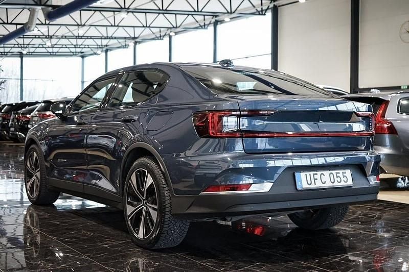 Begagnad Polestar 2 Long Range Dual motor 300 kW (408 HK) 2022 Mörkblå Halvkombi