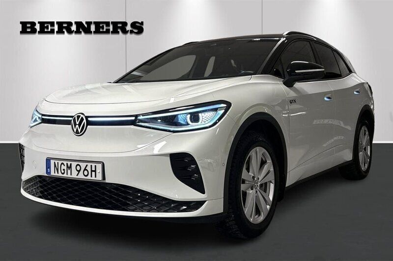 Vit Begagnad 2024 VW ID.4 GTX SUV | 479 900 kr (Lite dyr) - Bild 1/4