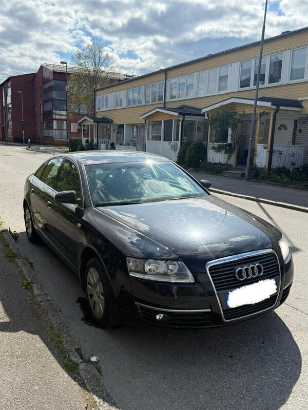 Svart Begagnad 2008 Audi A6 Comfort Sedan | 50 000 kr (Marknadspris) - Bild 1/4
