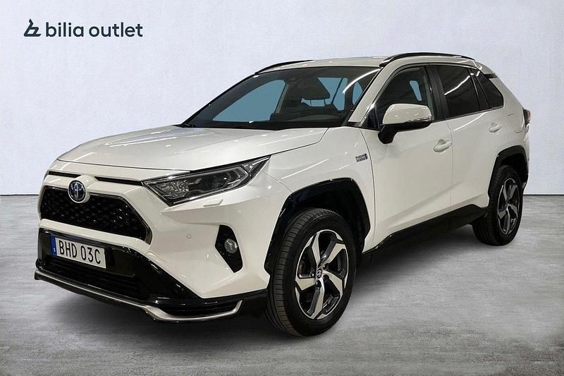 Vit Begagnad 2021 Toyota RAV4 Hybrid Active SUV | 324 900 kr (Bra pris) - Bild 1/4