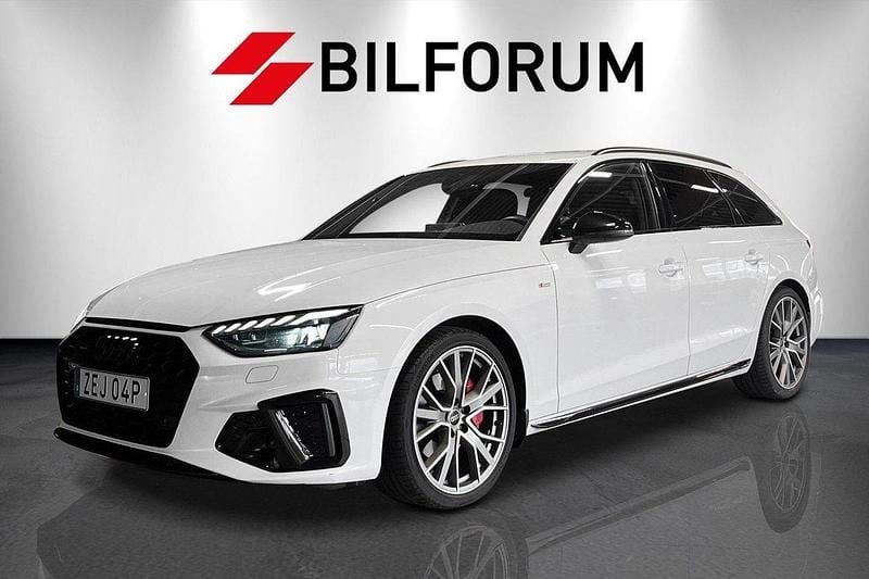 Vit Begagnad 2024 Audi A4 Competition Kombi | 436 900 kr (Marknadspris) - Bild 1/4