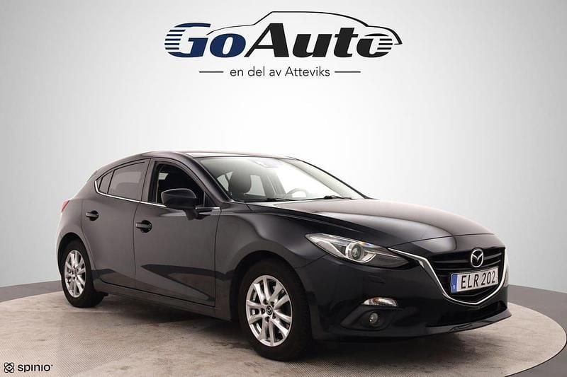 Svart Begagnad 2014 Mazda 3 Inclusive Halvkombi | 99 500 kr (Marknadspris) - Bild 1/4