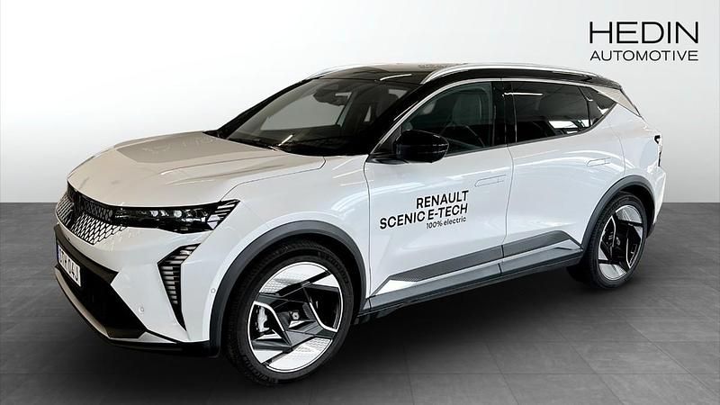 Vit (white) Begagnad 2024 Renault Scénic Iconic Minibuss | 489 000 kr (Bra pris) - Bild 1/4