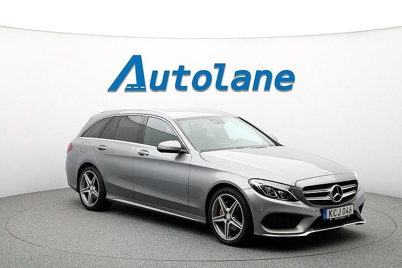 Silver Begagnad 2015 Mercedes C220 AMG Kombi | 219 900 kr (Dyr) - Bild 1/3