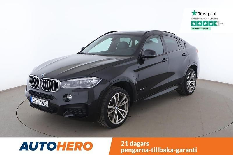 Svart Begagnad 2018 BMW X6 M Sport SUV | 414 000 kr (Bra pris) - Bild 1/4