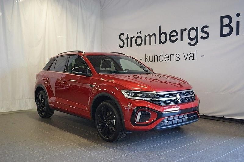 Röd Ny 2025 VW T-Roc R-line SUV | 461 200 kr (Marknadspris) - Bild 1/4