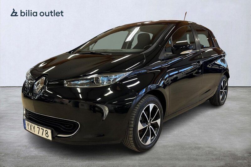 Svart Begagnad 2018 Renault Zoe Intens Halvkombi | 79 900 kr (Bra pris) - Bild 1/3