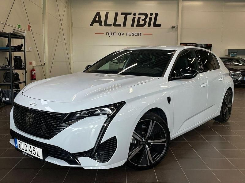 Vit Begagnad 2024 Peugeot 308 GTi Halvkombi | 269 900 kr (Marknadspris) - Bild 1/3