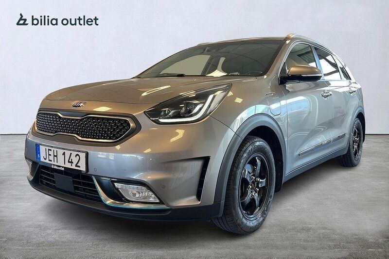 Grå Begagnad 2018 Kia Niro 2 SUV | 139 900 kr (Marknadspris) - Bild 1/3