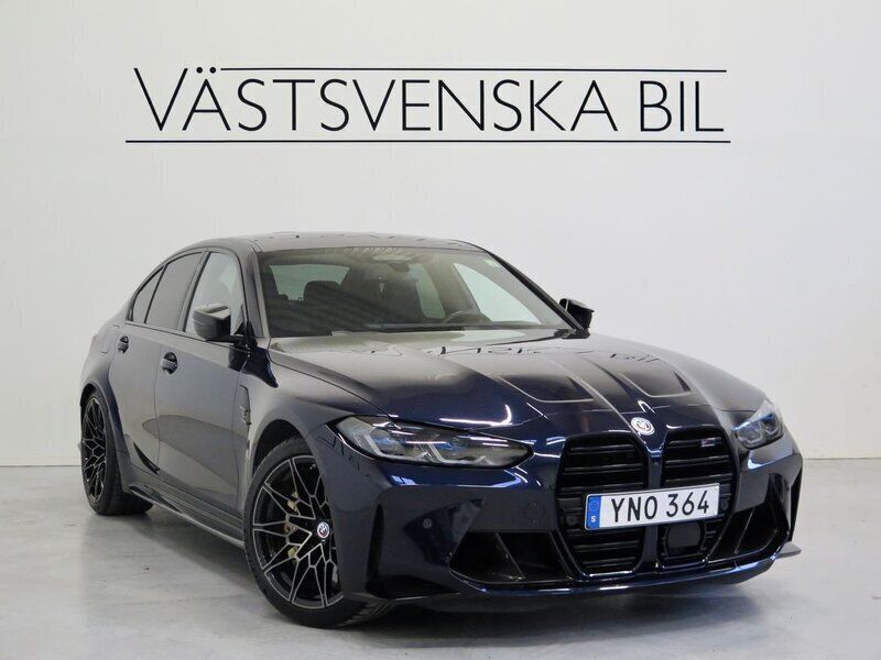 Blå Begagnad 2023 BMW M3 Competition Edition Sedan | 949 000 kr (Bra pris) - Bild 1/4