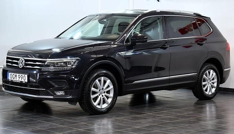 Begagnad VW Tiguan Allspace GT 190 HK (139 kW) 2018 Svart SUV