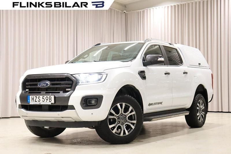 Vit Begagnad 2020 Ford Ranger Wildtrack Pickup | 269 900 kr (Superpris) - Bild 1/4