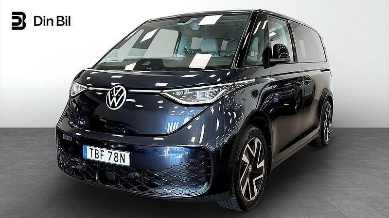 Mörkblå Begagnad 2023 VW ID. Buzz Pro Van | 559 000 kr - Bild 1/4