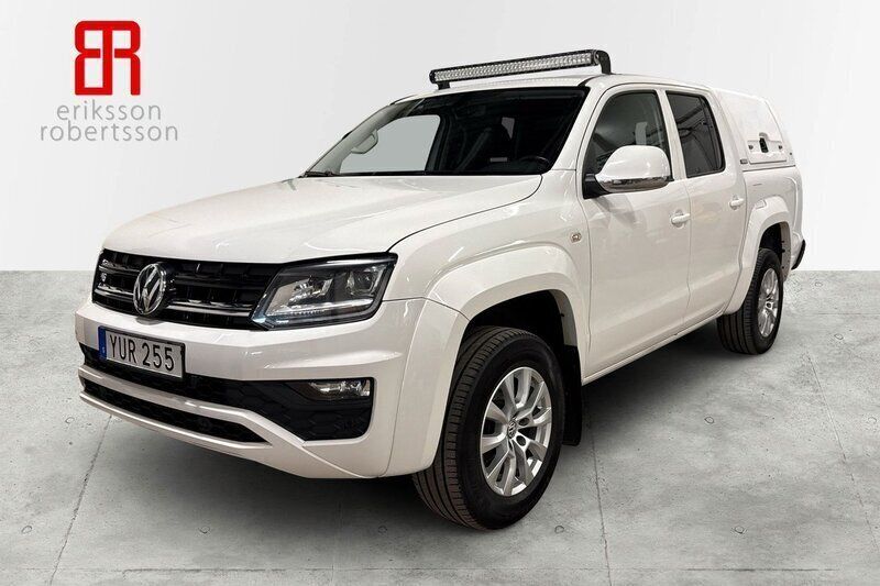 Vit Begagnad 2019 VW Amarok Pickup | 349 900 kr (Marknadspris) - Bild 1/4