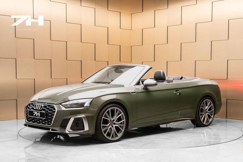 Grön Begagnad 2021 Audi S5 Cabriolet S-Line Cab | 479 900 kr - Bild 1/4