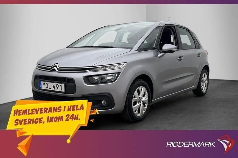 Silver Begagnad 2018 Citroën C4 SpaceTourer Minibuss | 158 700 kr - Bild 1/3
