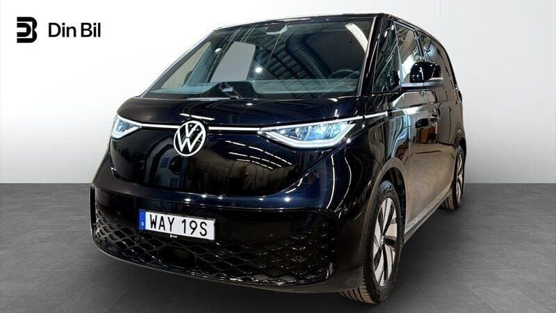 Svart Begagnad 2023 VW ID. Buzz Van | 609 900 kr (Dyr) - Bild 1/4