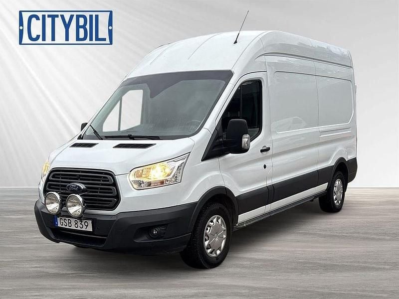 Vit Begagnad 2019 Ford Transit Van | 194 900 kr (Marknadspris) - Bild 1/4