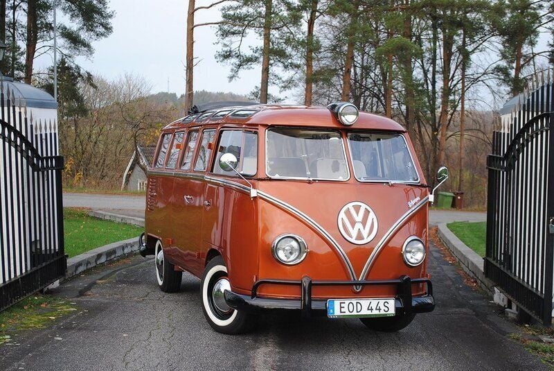 Orange Begagnad 1970 VW T1 Van | 575 000 kr - Bild 1/4