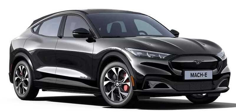 Svart Begagnad 2021 Ford Mustang Mach-E Standard Range SUV | 414 900 kr (Lite dyr) - Bild 1/1