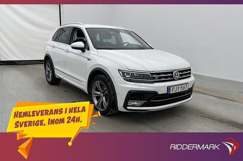 Begagnad VW Tiguan R-line 190 HK (139 kW) 2017 Vit SUV