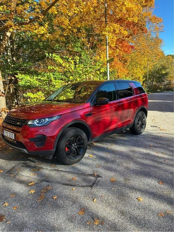 Röd Begagnad 2018 Land Rover Discovery Sport SUV | 196 000 kr (Bra pris) - Bild 1/4