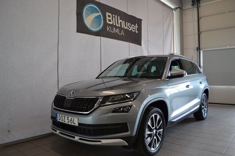 Grå Begagnad 2019 Skoda Kodiaq Business Line SUV | 269 000 kr (Bra pris) - Bild 1/4