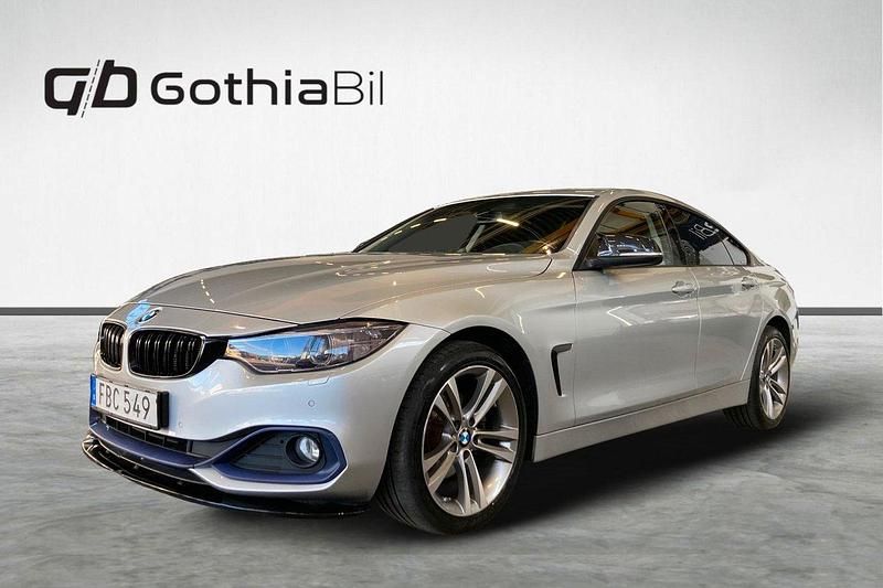 Silver Begagnad 2015 BMW 420 Gran Coupé Sport Line Sportkupé | 159 900 kr (Bra pris) - Bild 1/4