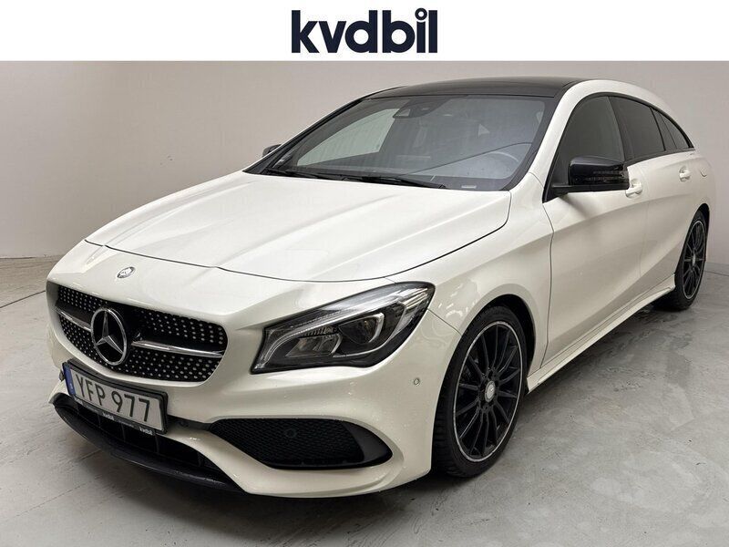 Vit Begagnad 2017 Mercedes CLA200 Shooting Brake AMG Kombi | 204 800 kr (Marknadspris) - Bild 1/3