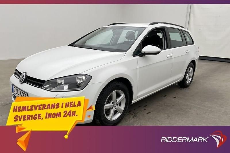 Vit Begagnad 2017 VW Golf VII Kombi | 119 800 kr (Marknadspris) - Bild 1/3