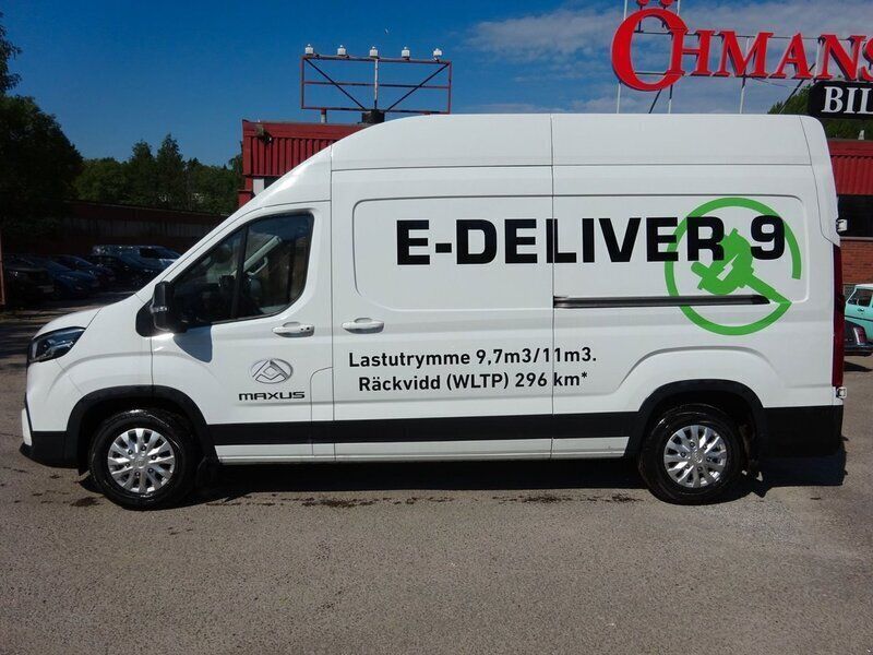 Vit Begagnad 2022 Maxus eDeliver 9 Van | 595 000 kr - Bild 1/4