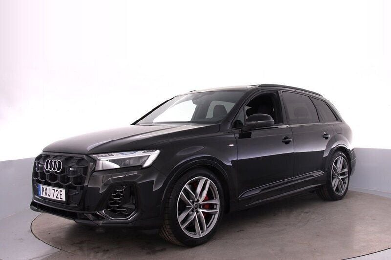Svart Ny 2025 Audi Q7 S-Line SUV | 1 099 000 kr - Bild 1/4