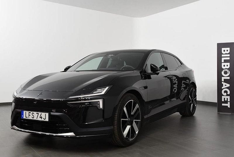 Svart Begagnad 2024 Polestar 4 Long Range Dual motor SUV | 689 800 kr (Marknadspris) - Bild 1/4